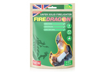 Fire Dragon Safer Solid Firelighters (6 big blocks)